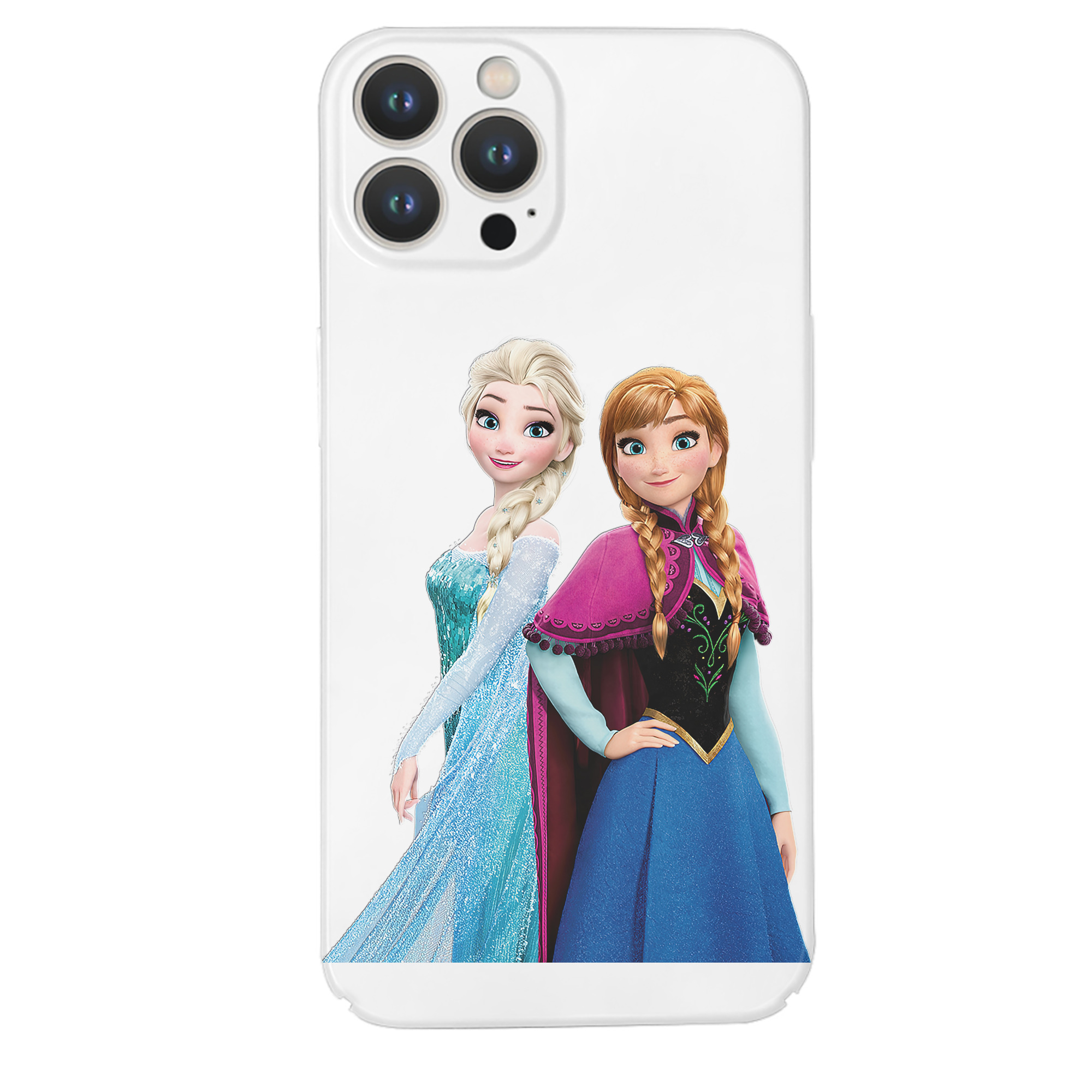 （画像用） アナと雪の女王 アンナ エルサ Frozen Anna Elsa 【iPhone 14シリーズ対応】ハードケース